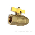 Brass Gas Ball Valve with Butterfly Handle/En331 Standard